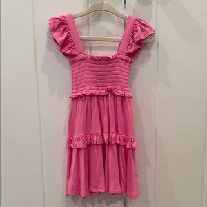 Posh Peanut Pink Tiered Kids Dress